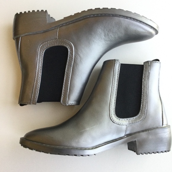 EMU Australia Ellin Waterproof Rainboot Silver Size 8 - Picture 5 of 11